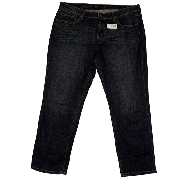 Jennifer Lopez Dark Wash Boyfriend Jeans - Picture 1 of 16
